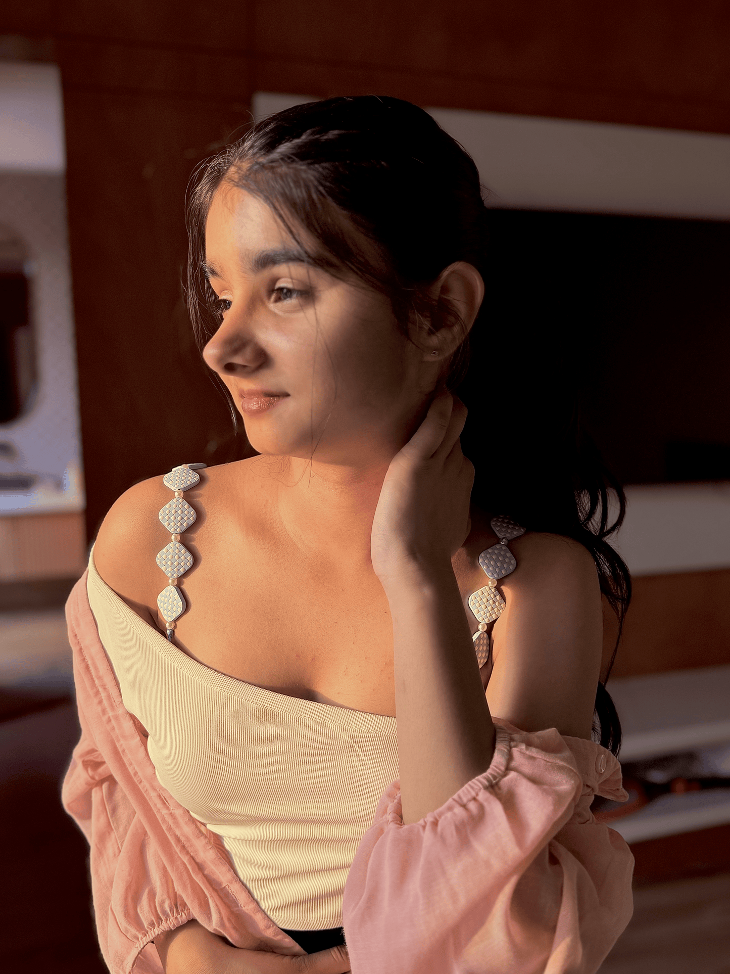 Cloud Chess Bra Strap - The Ramp Rush